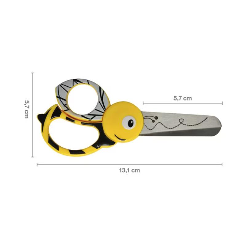 Fiskars Animals Kinderschere 13cm Motiv Biene 4+